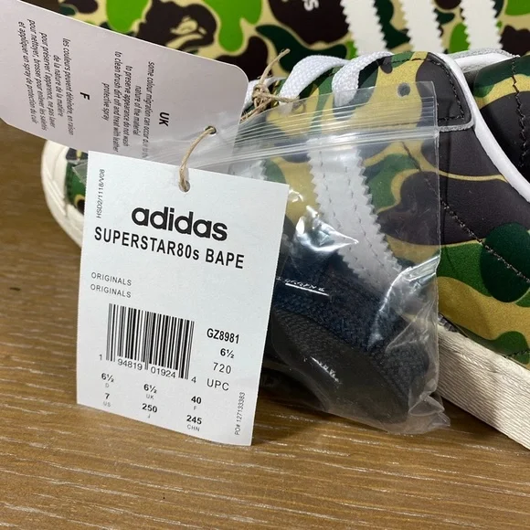 Adidas Superstar X Bape ABC Camo “Green” - Picture 7 of 11